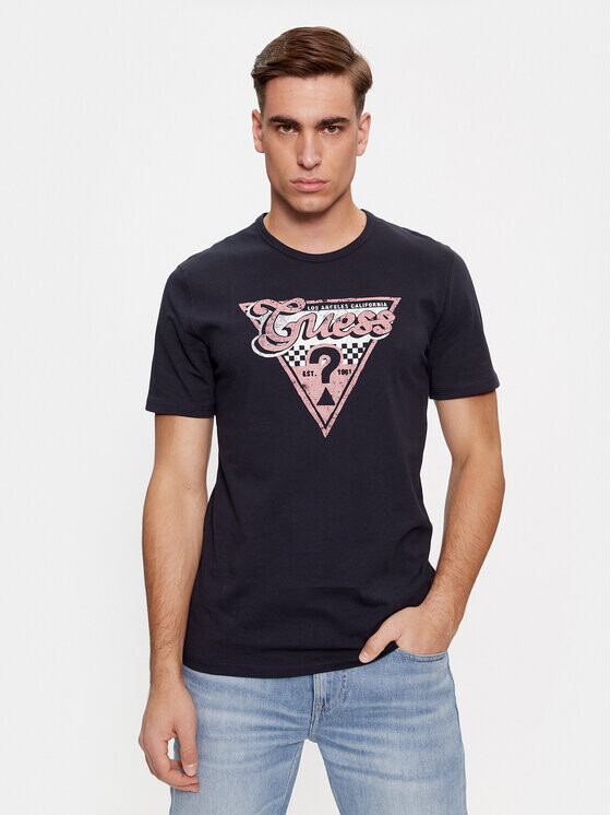 

Футболка стандартного кроя Guess, синий