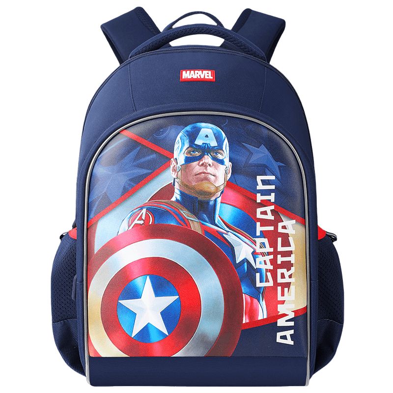 

Disney Детский разноцветный рюкзак из полиэстера серии Marvel, Captain America[Classic]