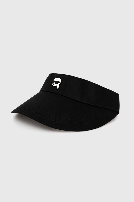 

Хлопок козырек Karl Lagerfeld, черный