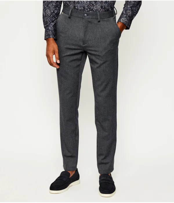 Брюки h-kaiton1 Slim fit Boss, серый — фото 3