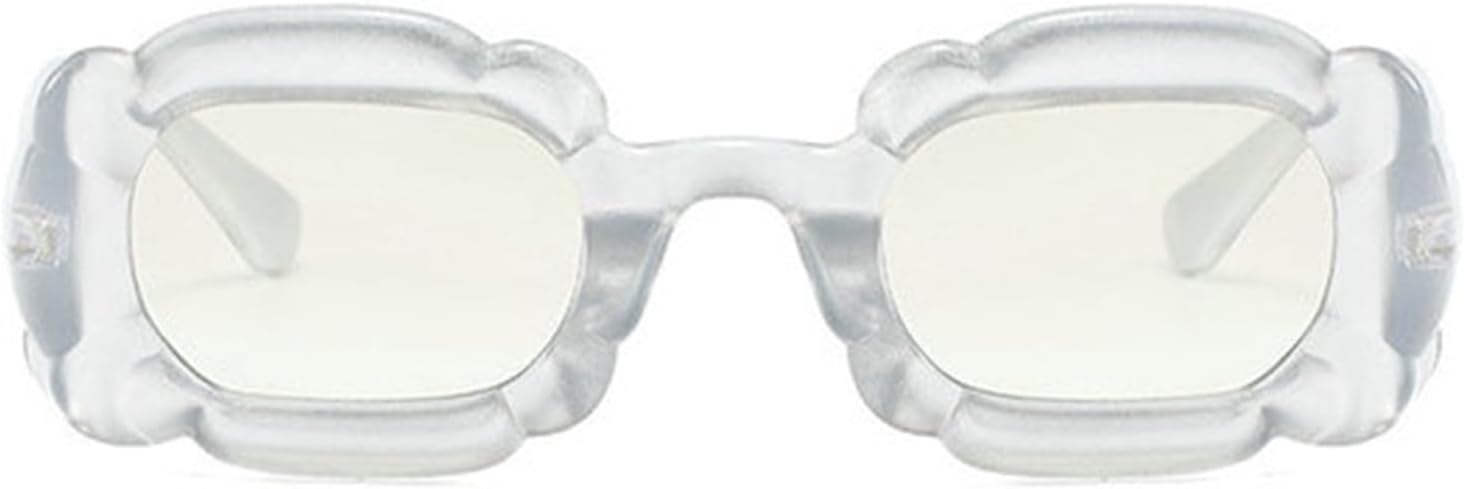 

Хелена Ретро Сексуальные Квадратные Солнцезащитные очки Y2K для женщин и мужчин Роскошные Модные Розовые Панк Солнцезащитные Очки Женские Очки UV400 S67 helena, Silver