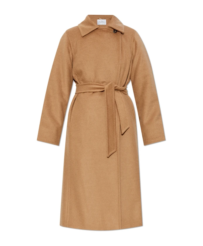 

Шерстяное пальто Max Mara, бежевый
