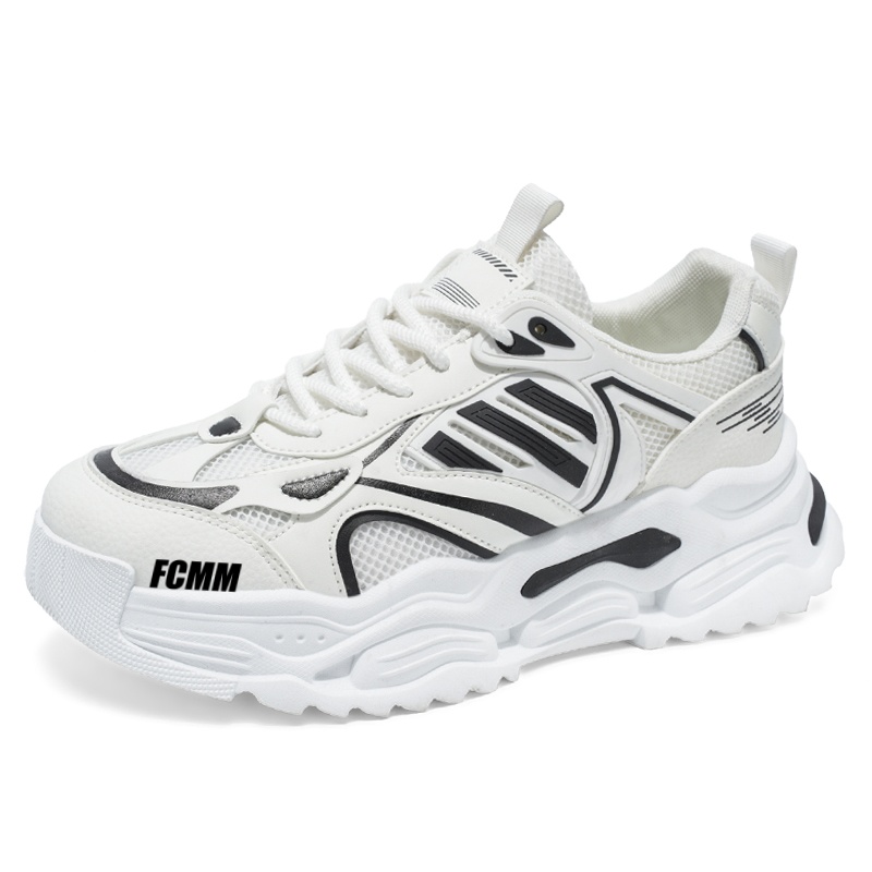

Дышащие кроссовки для бега для детей FCMM, белый/черный