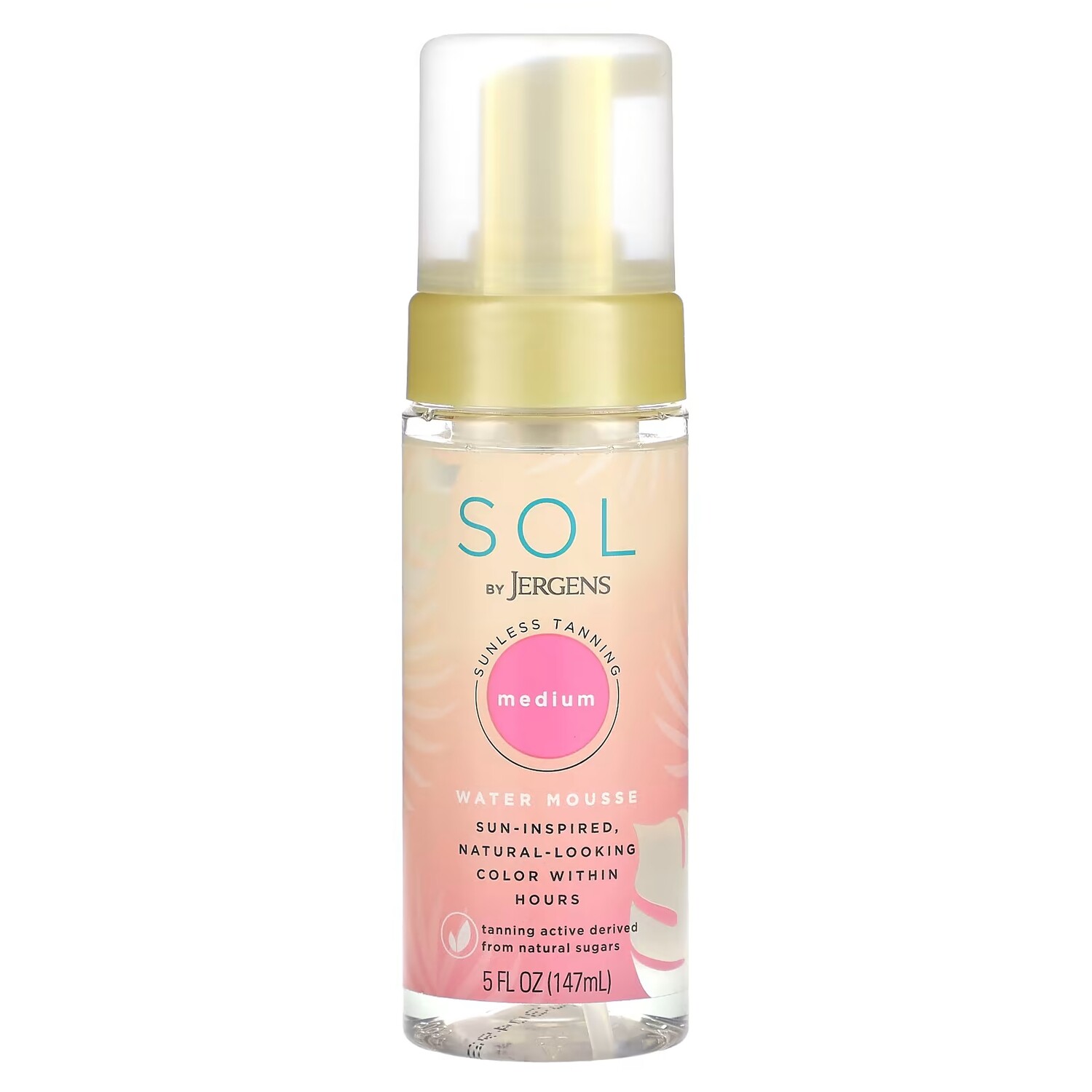 

Jergens Sol Water Mousse Средство для загара без загара, 5 жидких унций (147 мл)