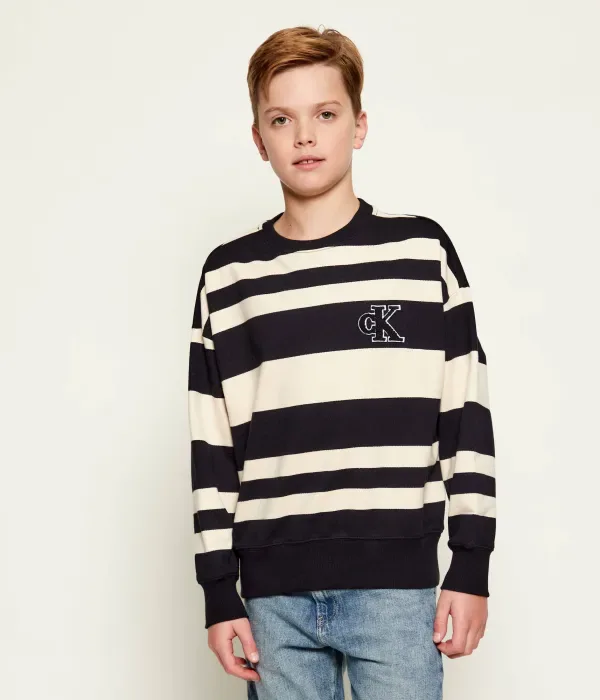 Толстовка relaxed fit Calvin Klein Jeans, черный