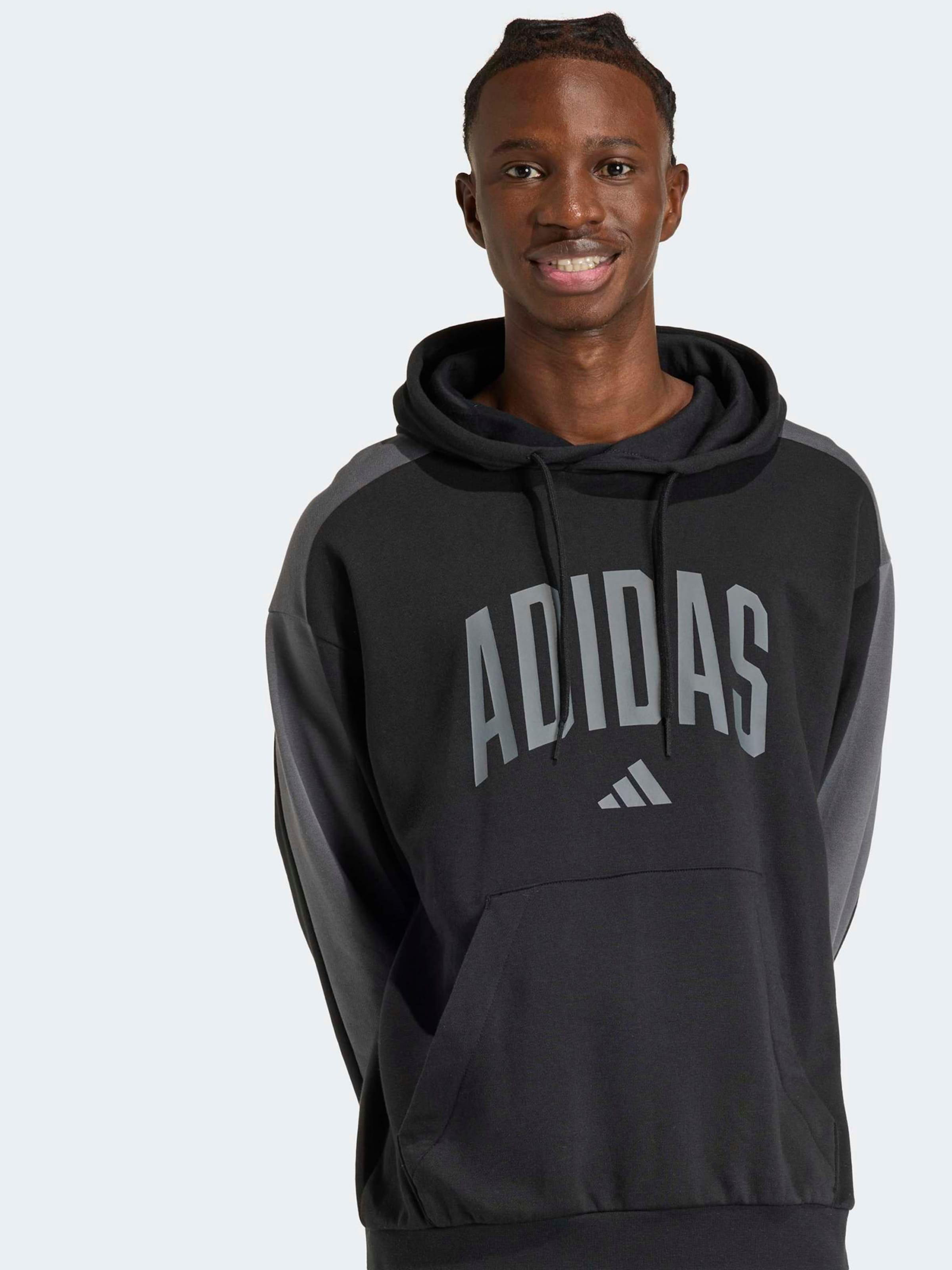Adidas Sportswear Спортивный свитшот 'COLLEGIATE' в черном цвете — фото 4