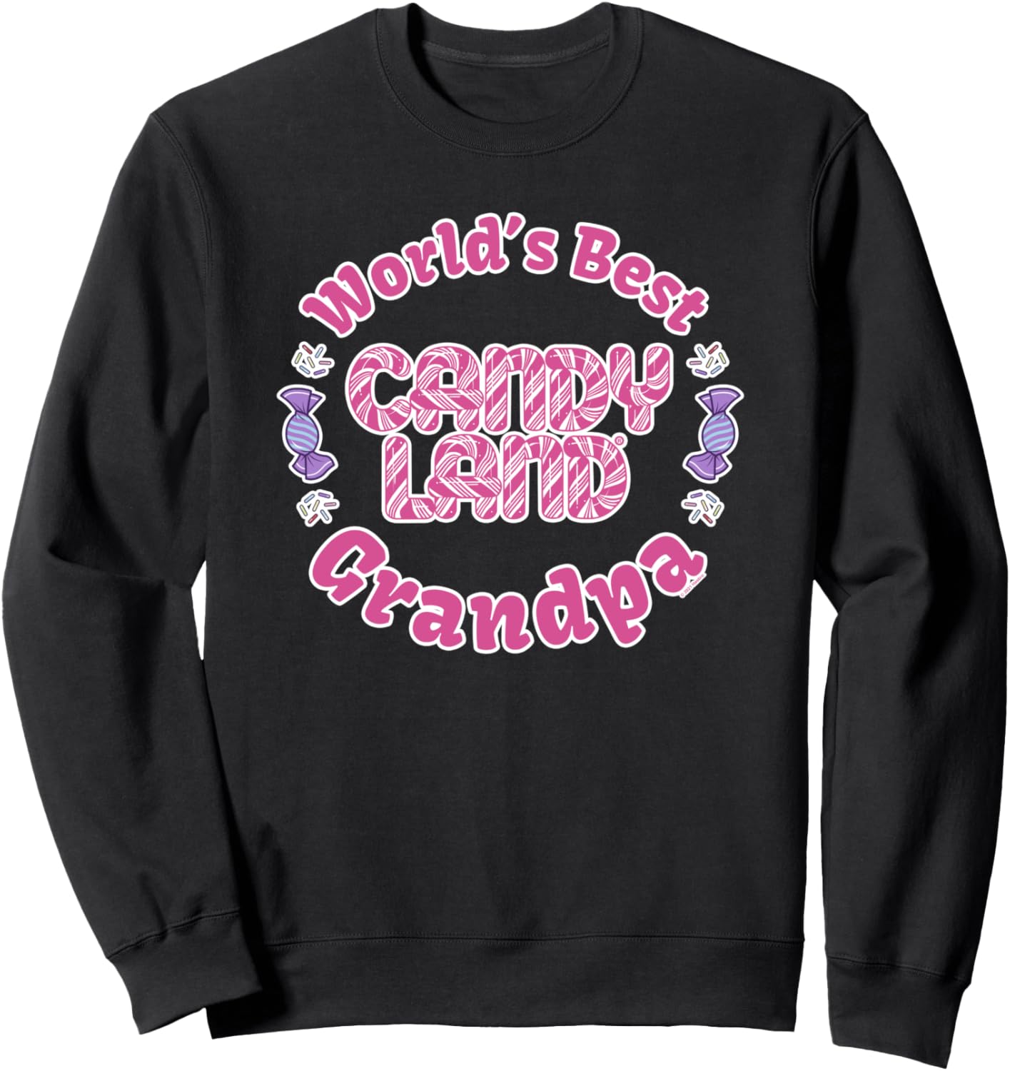 

Толстовка Candy Land Grandparents Day World's Best Grandpa, черная (black 19-3911tcx), размер S Candyland