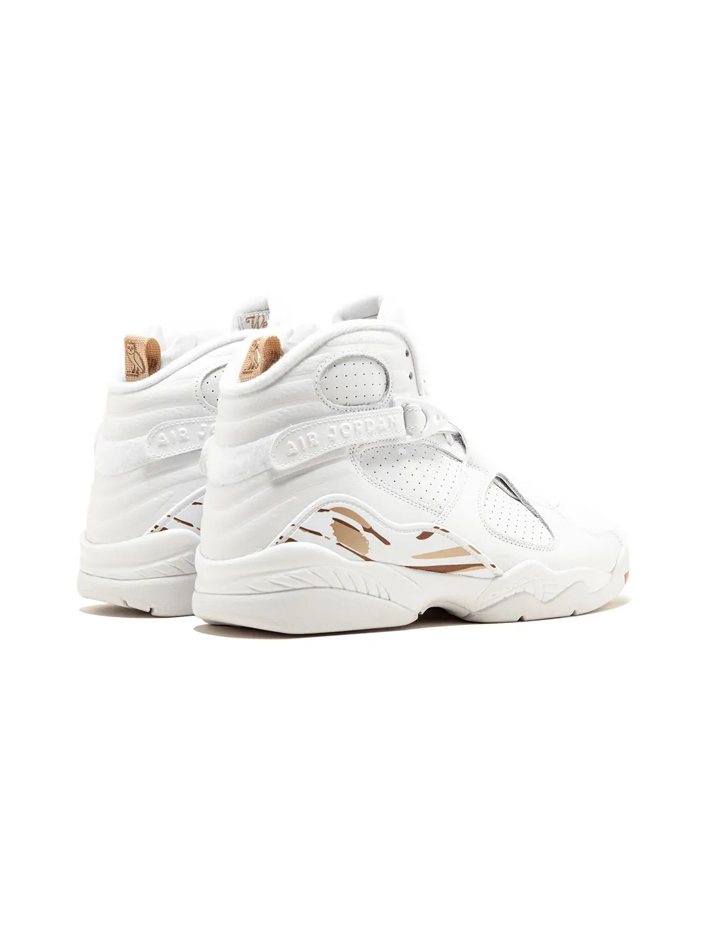 Кроссовки Air  8 Retro OVO Jordan, белый — фото 3