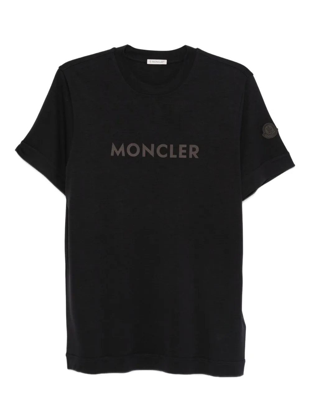 

Футболка с нашивкой-логотипом MONCLER, синий
