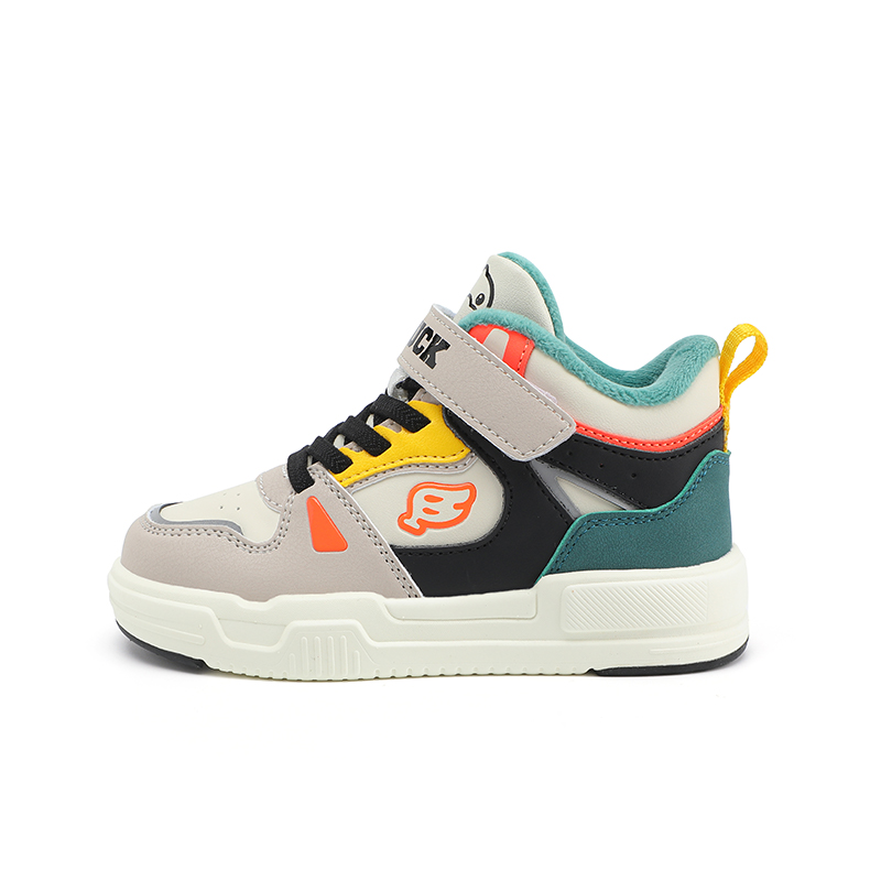 B.Duck Желтые термо High top детские скейтбординг кроссовки для детей 3-7 лет — фото 2