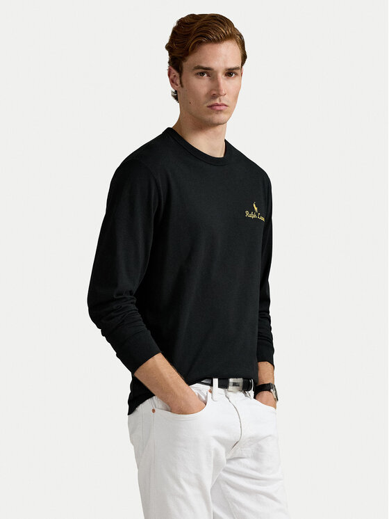 

Лонгслив regular fit 710981783001 Polo Ralph Lauren, черный