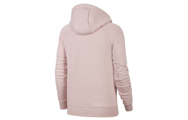 Толстовка (WMNS) Nike Sportswear NSW Essential Logo Hoodie 'Pink', розовый — фото 2