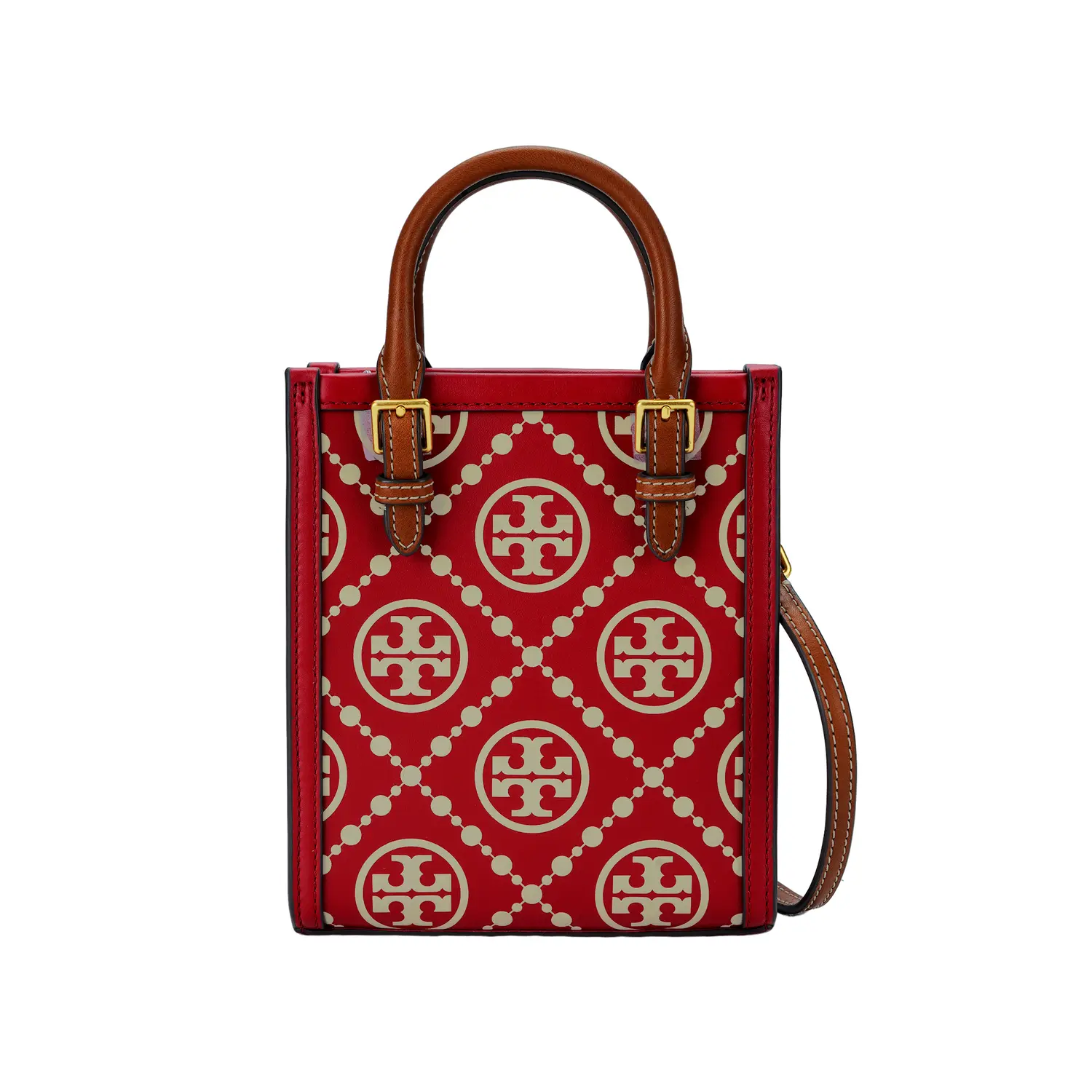 

TORY BURCH Сумка тоут из телячьей кожи с монограммой T