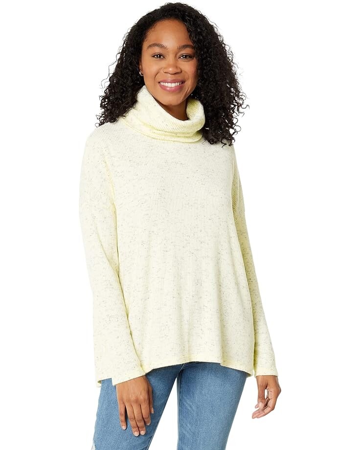 

Свитер Dylan by True Grit Fuzzy Flecked Fleece Crown Neck, цвет Natural