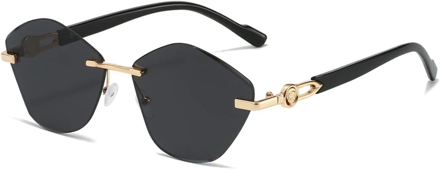 

Солнцезащитные очки с защитой от УФ-излучения UV400 | Круглые мужские очки в металлической оправе | Линзы конфетных цветов для занятий спортом на открытом воздухе и вождения DSVIGF, Golden-black