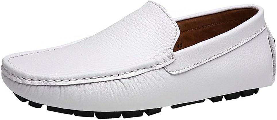 

Мужские стильные мокасины ANUFER из искусственной кожи, домашние туфли с отделкой под пенни, белый