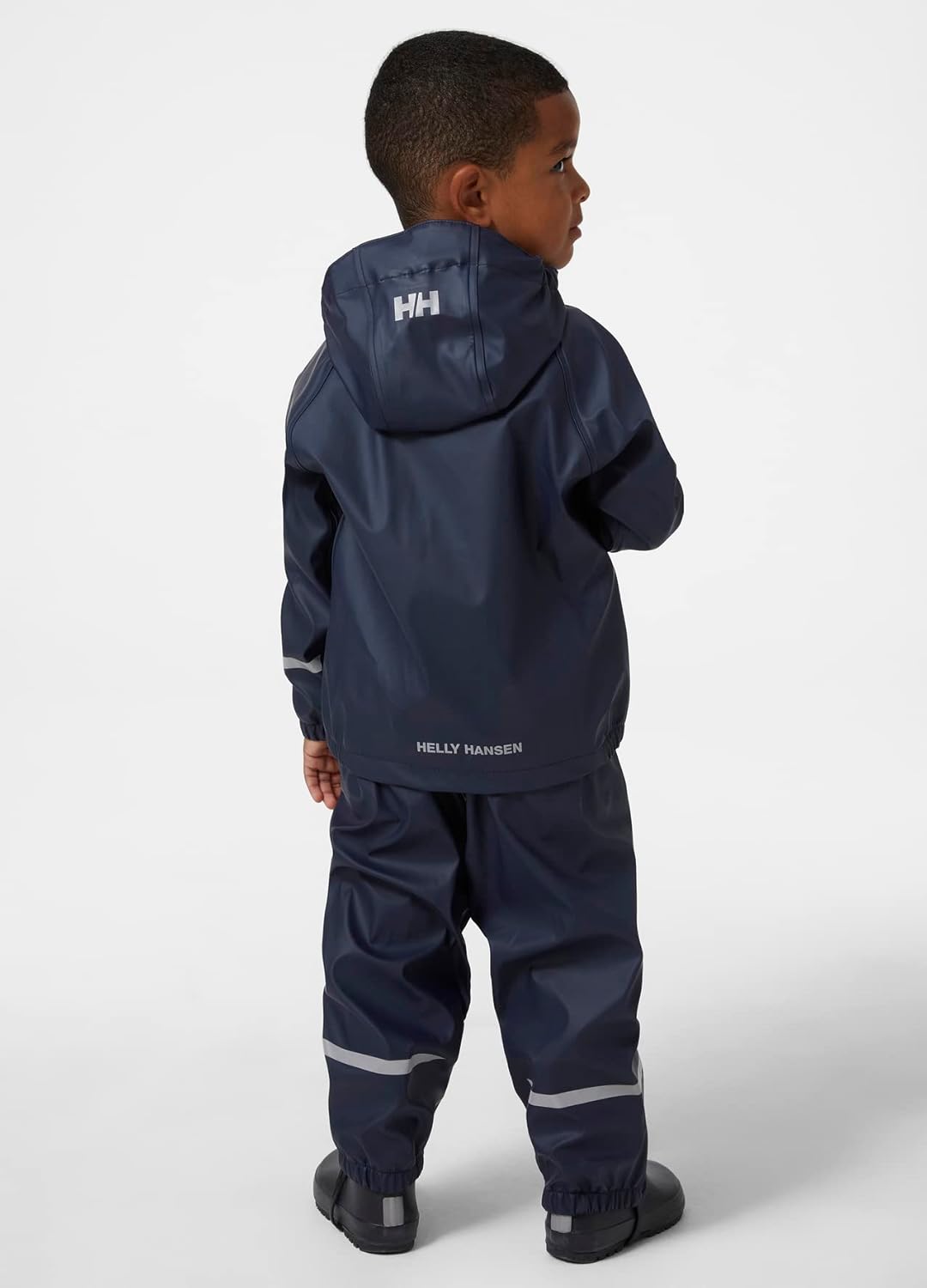 Helly-Hansen unisex-child Kid's New Bergen Pu Rainset Helly Hansen, 597 Navy — фото 3