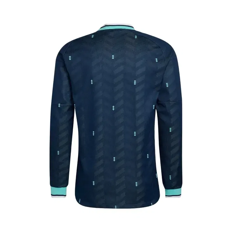 Футболка джерси Adidas Germany 26 Away Authentic Long Sleeve, синий — фото 2