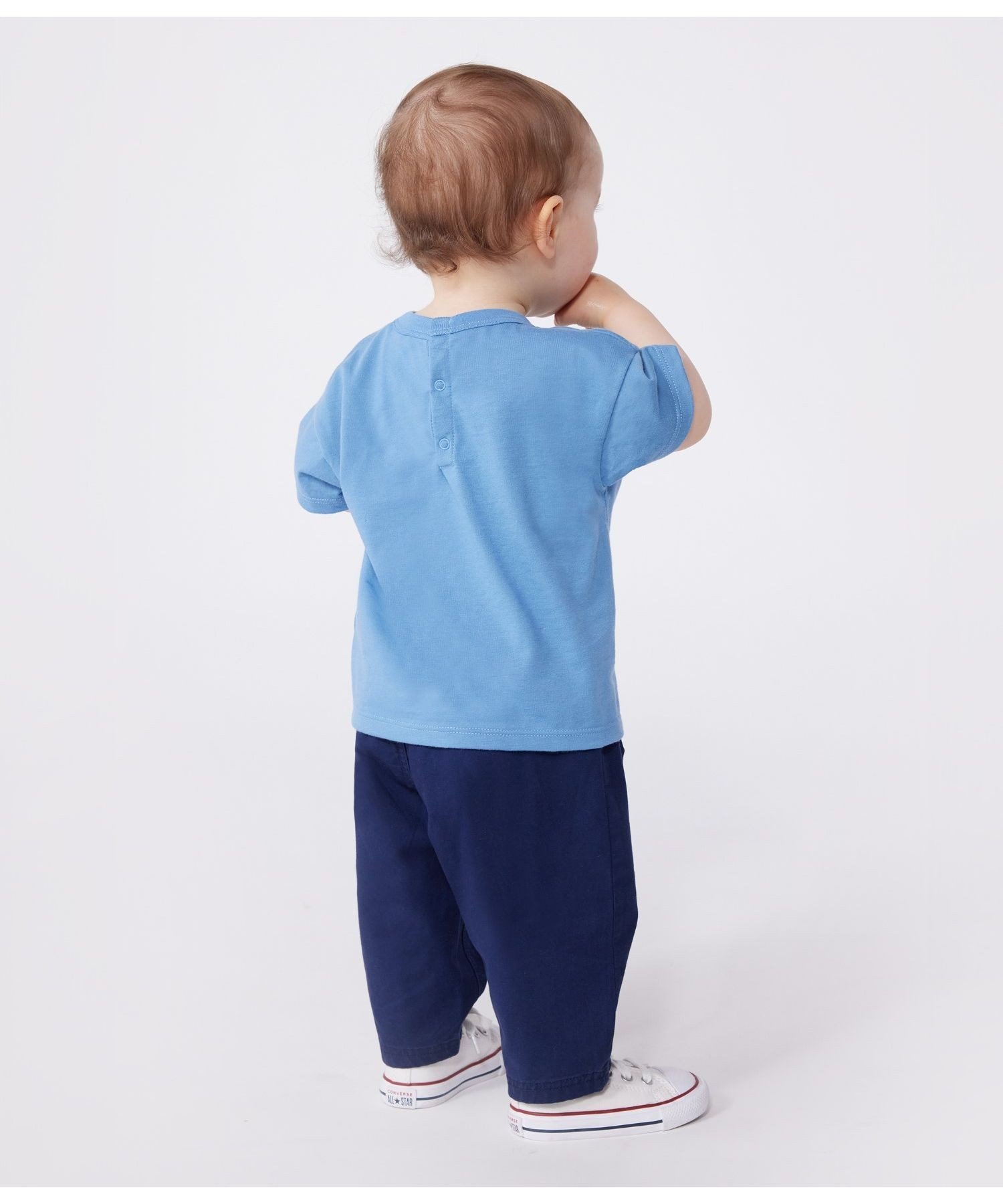 Футболка с коротким рукавом PETIT BATEAU, Blue — фото 4