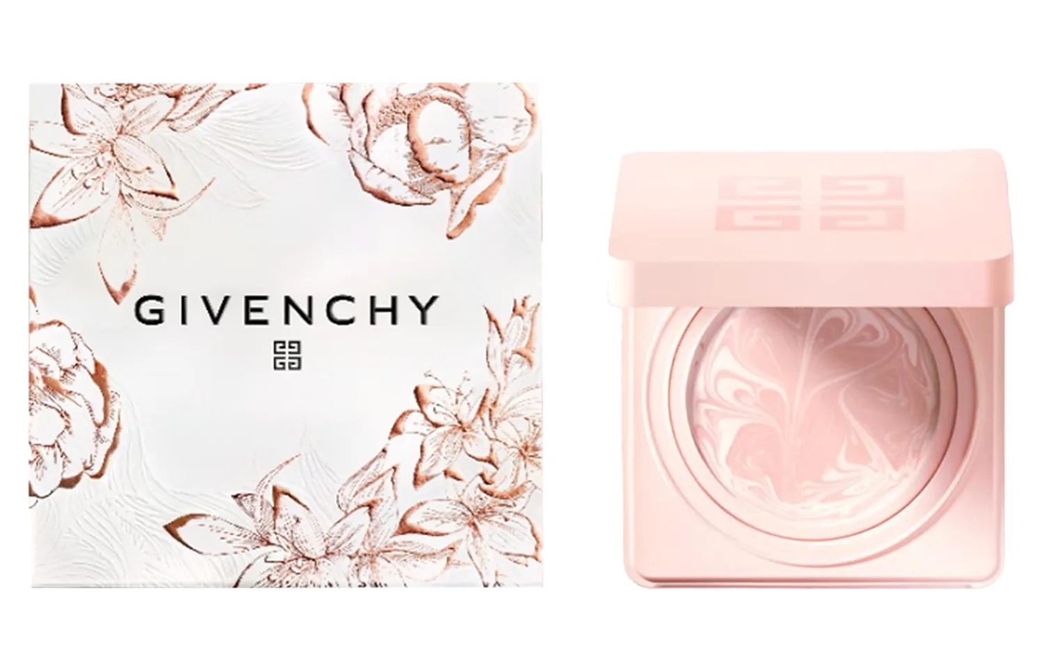 Givenchy Увлажняющая пудра-подушечка Pink Frosting Box, 12g