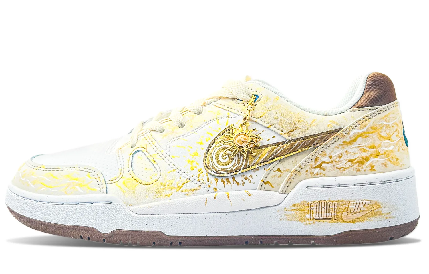 Nike Кроссовки для скейтбординга мужские low top gold — фото 3