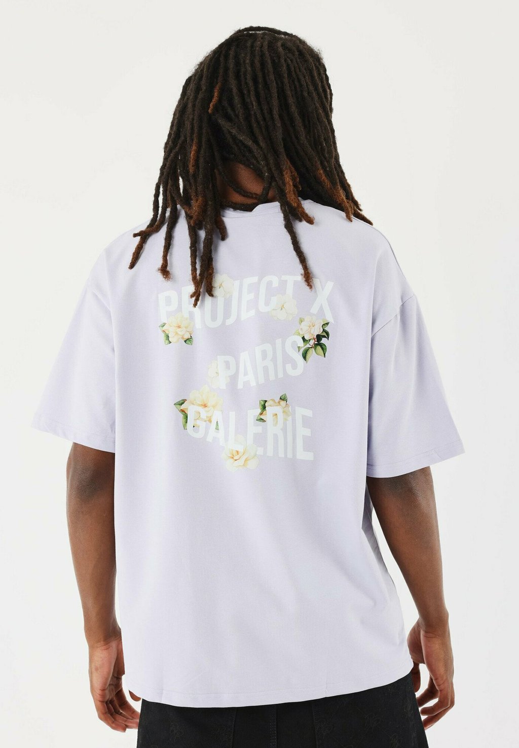 

Футболка с принтом LARGE FLORAL Project X Paris, цвет Purple Heather