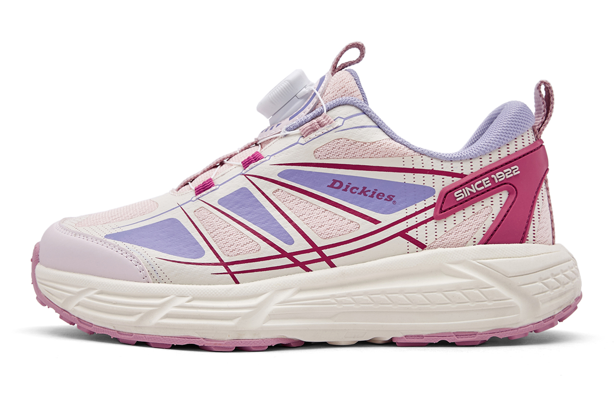 

Dickies Антиударные и устойчивые к истиранию увеличивающие рост поддерживающие низкие повседневные туфли pink purple kids