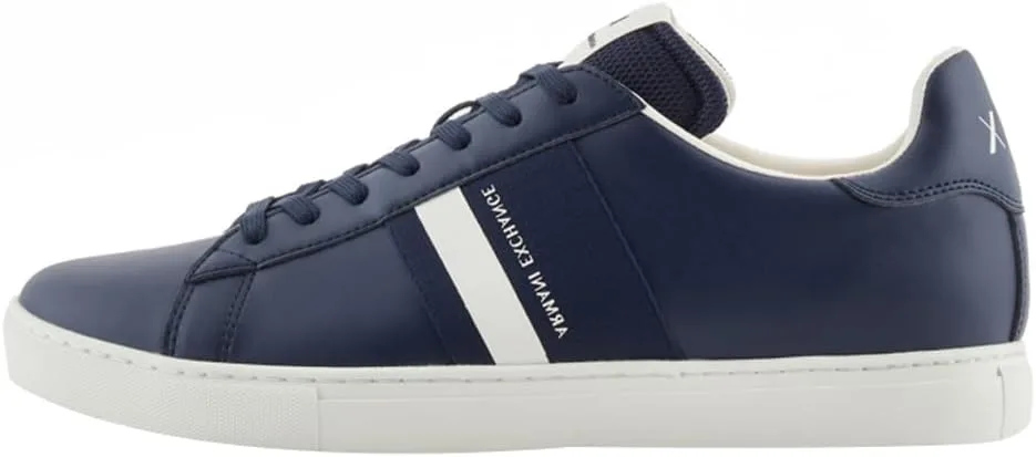 Мужские кроссовки Armani Exchange Paris Double Line, белый/темно-синий