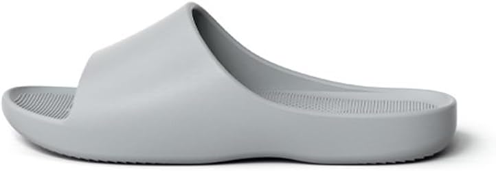 

Сланцы с поддержкой свода стопы BIUHFN для мужчин и женщин, мягкие для дома, душа, пляжа, бассейна, легкие, с нескользящей подошвой, для использования в помещении, серый