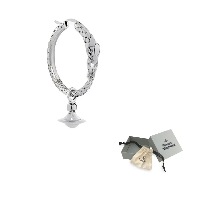 

Vivienne Westwood Латунные серьги унисекс одиночные, vintage silver