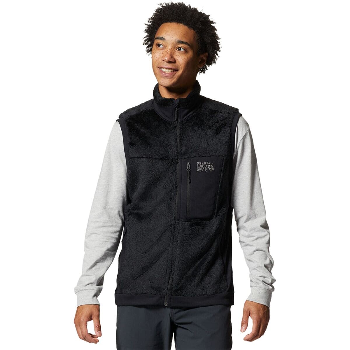 

Жилет polartec high loft Mountain Hardwear, черный