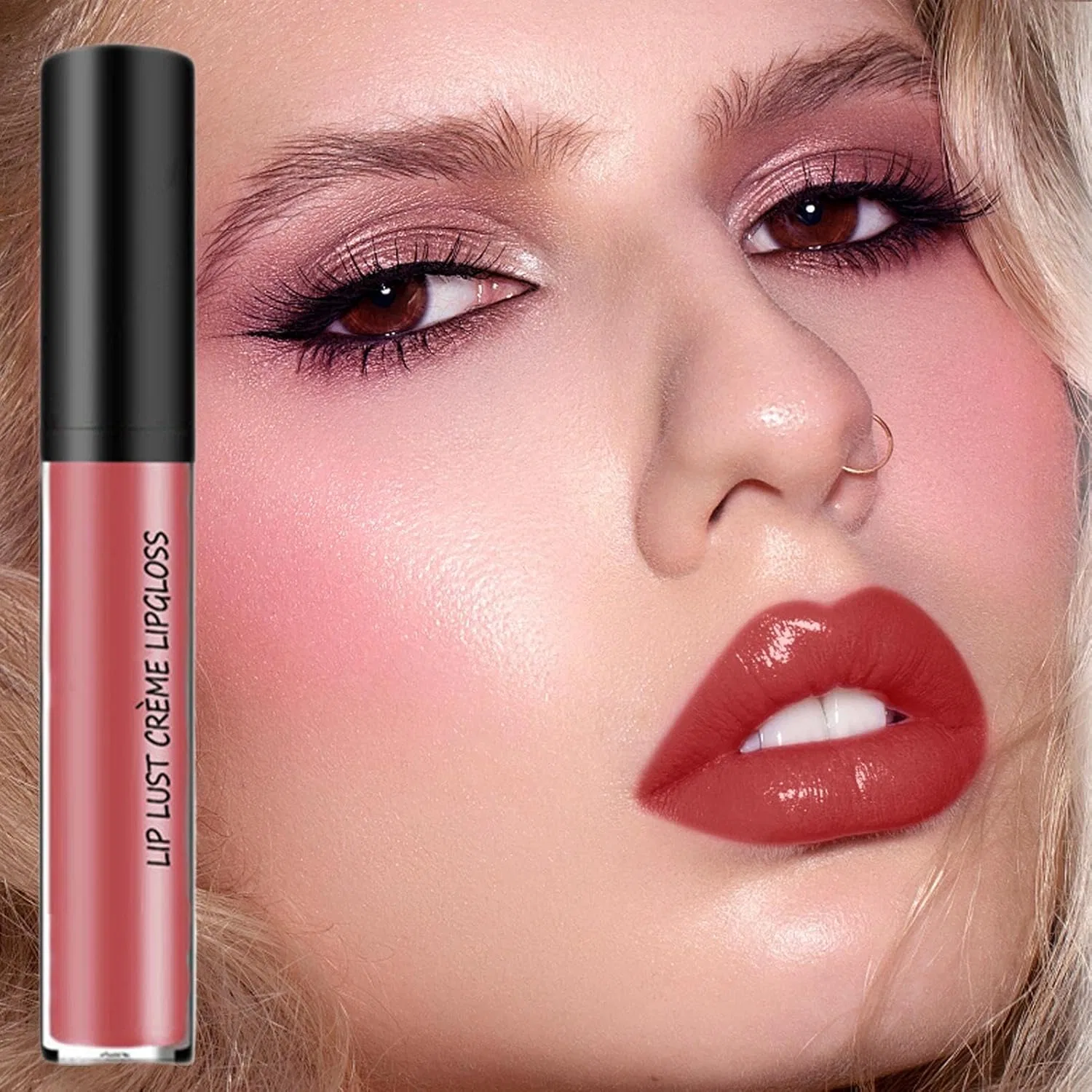 Блеск для губ Gloss Lip Gloss, стойкий, с блестками, оттенок #11 — фото 3