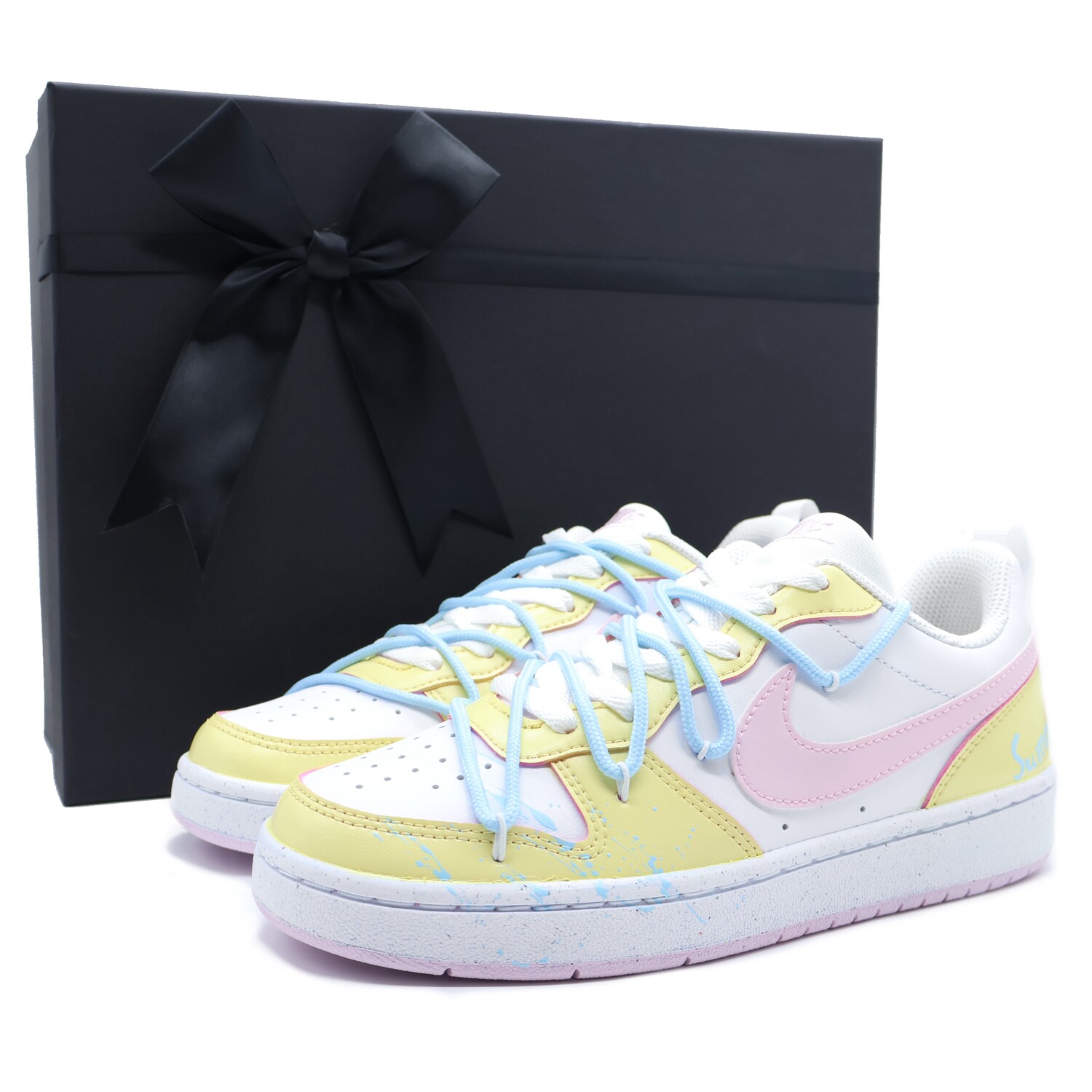 

Женские кроссовки для скейтбординга Nike Court Borough Low, Pastel Yellow