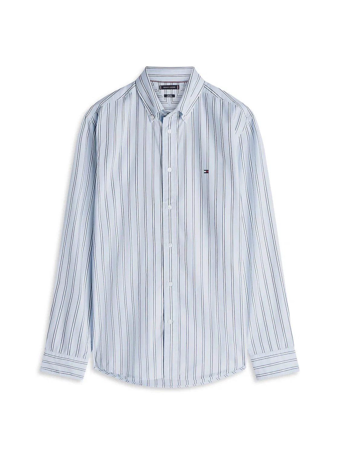 Рубашка на пуговицах стандартного кроя 'Flex' Tommy Hilfiger, Navy/Light Blue