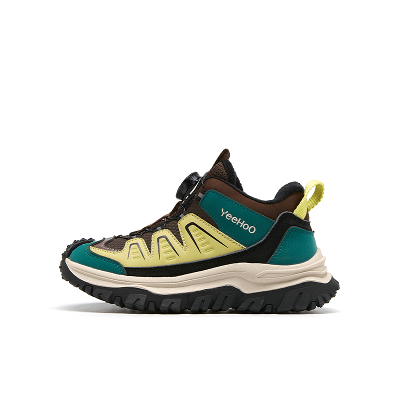 

Детские повседневные туфли с противоскользящей подошвой и амортизацией, устойчивые к истиранию YeeHoO, зеленый