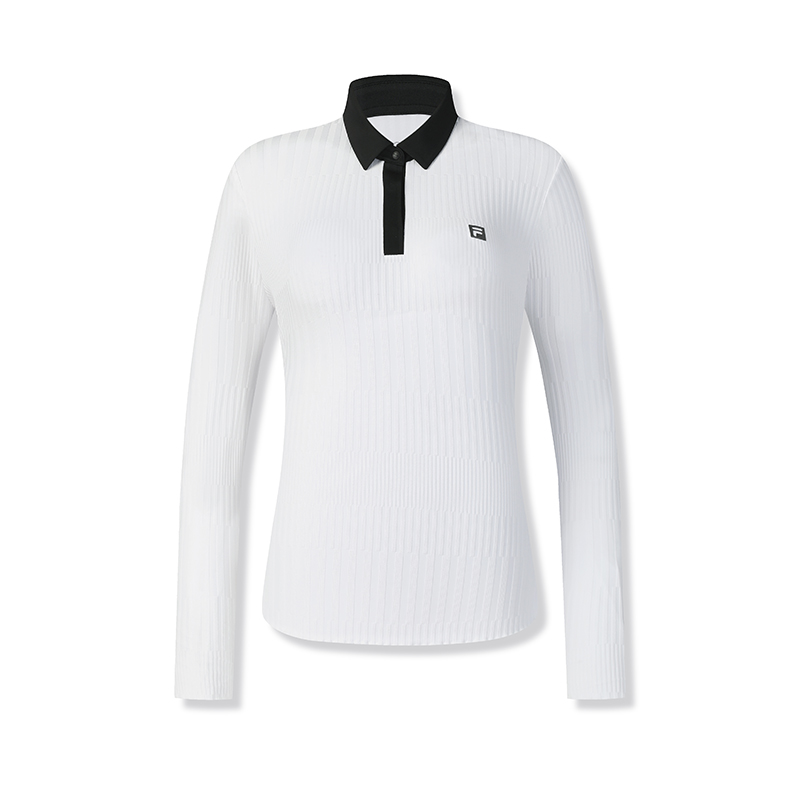 

Длинная поло с длинным рукавом унисекс FILA, белый