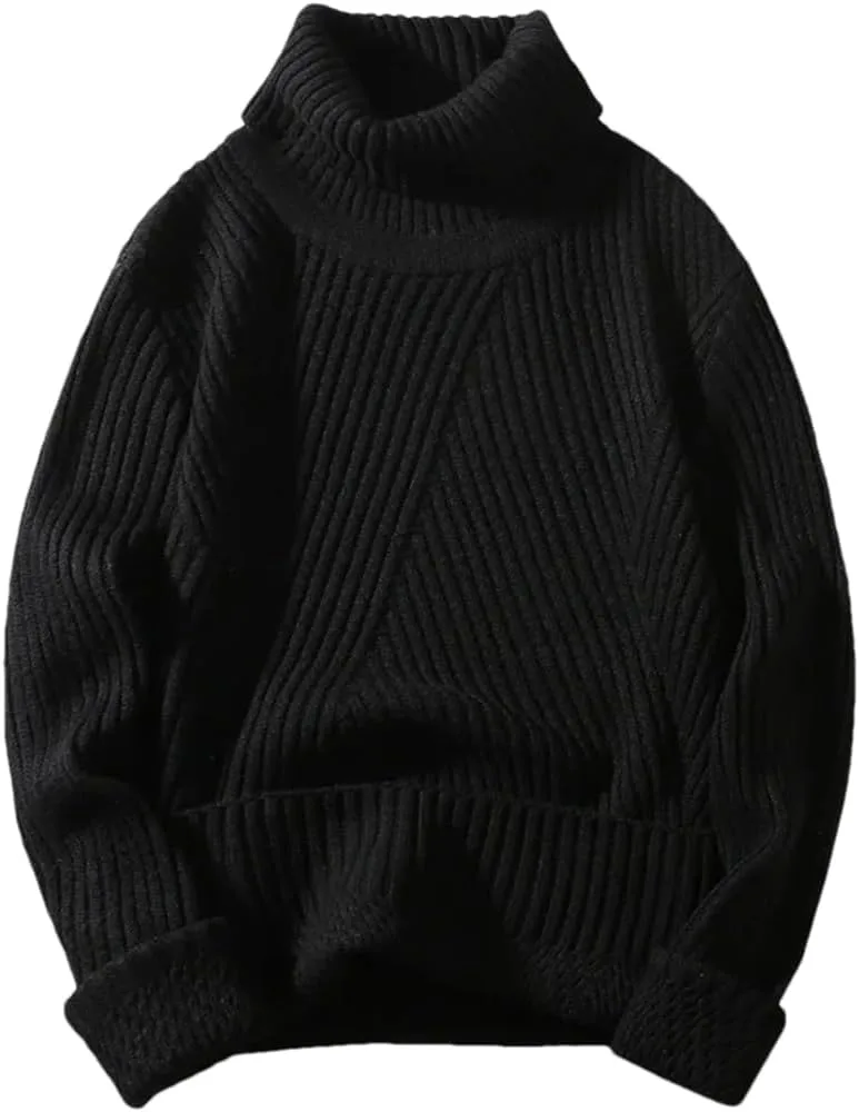 

Мужской зимний свитер-водолазка с длинными рукавами Slim Fit Fnfmrfmr