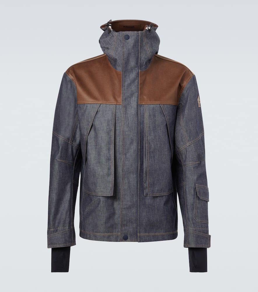 

Лыжная куртка Langtang из хлопковой смеси Moncler Grenoble, Blue