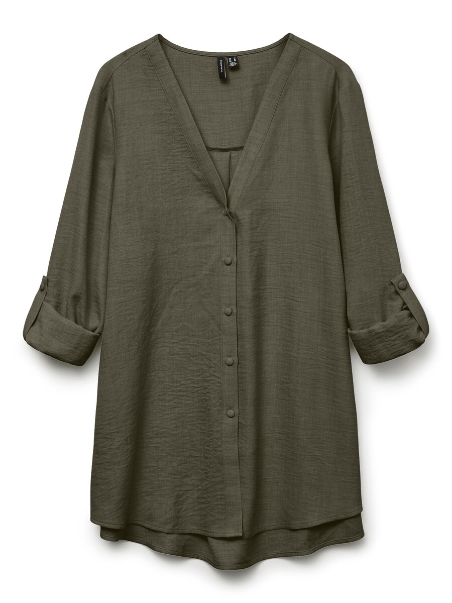 

Блуза Vero Moda Curve VMMelaney, темно-зеленый