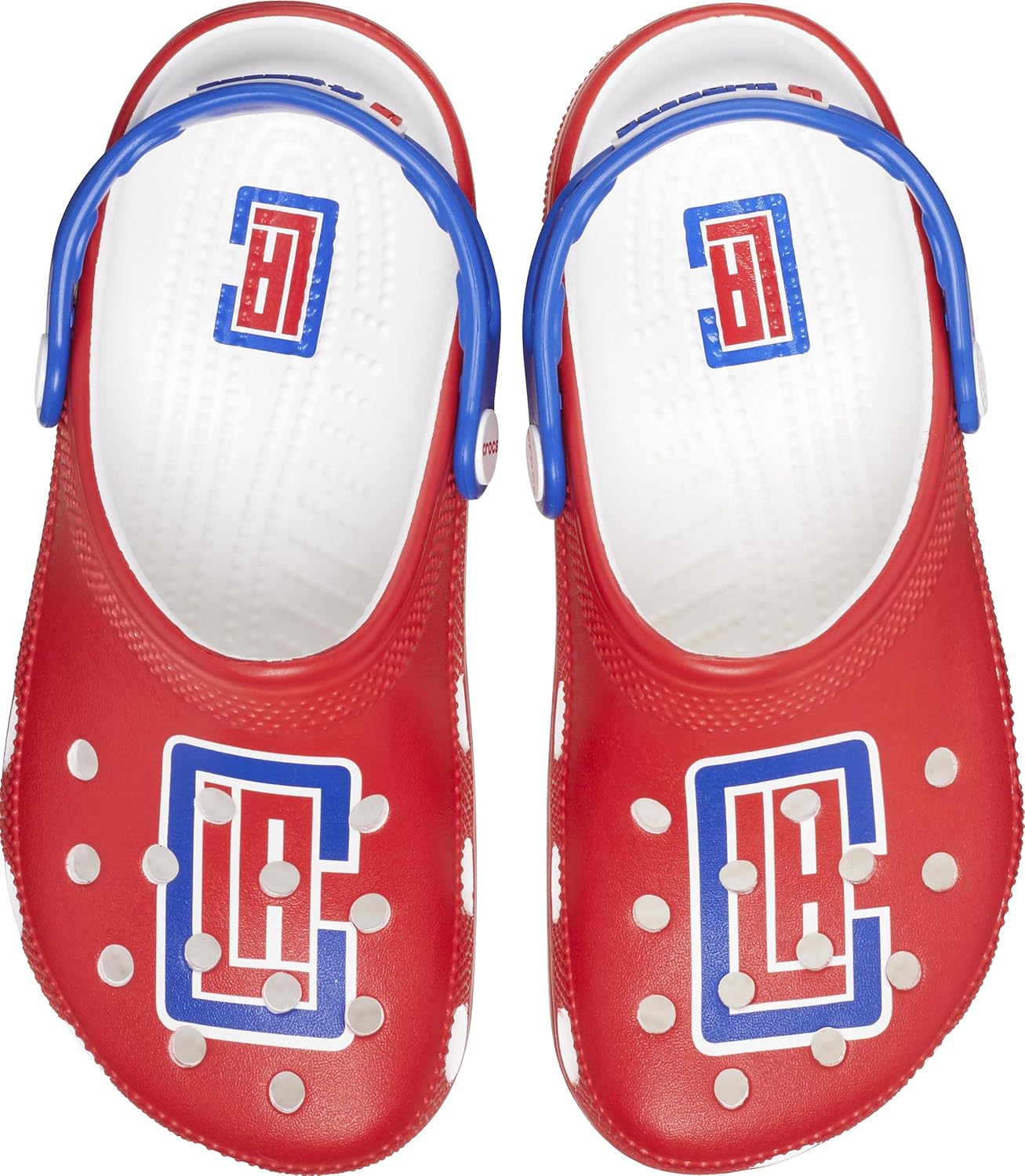 Кроксы унисекс для взрослых Classic Collegiate, подарки Clemson, Clemson Tigers, подарки для футбола Crocs, Los Angeles Clippers — фото 4