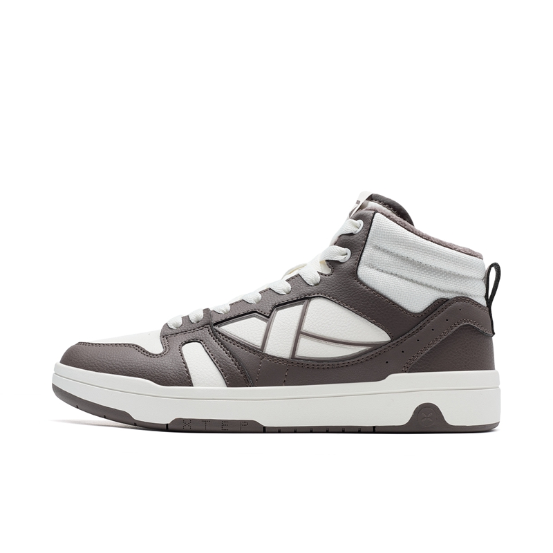 

MAXX LITE Износостойкие Высокие Кроссовки для Скейтбординга Мужские Sail White/Agarwood Brown XTEP, Sail White/Agarwood Umber