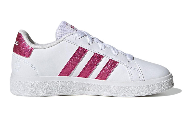 Кроссовки Adidas Grand Court 2.0 Big Kid 'White Real Magenta' — фото 2