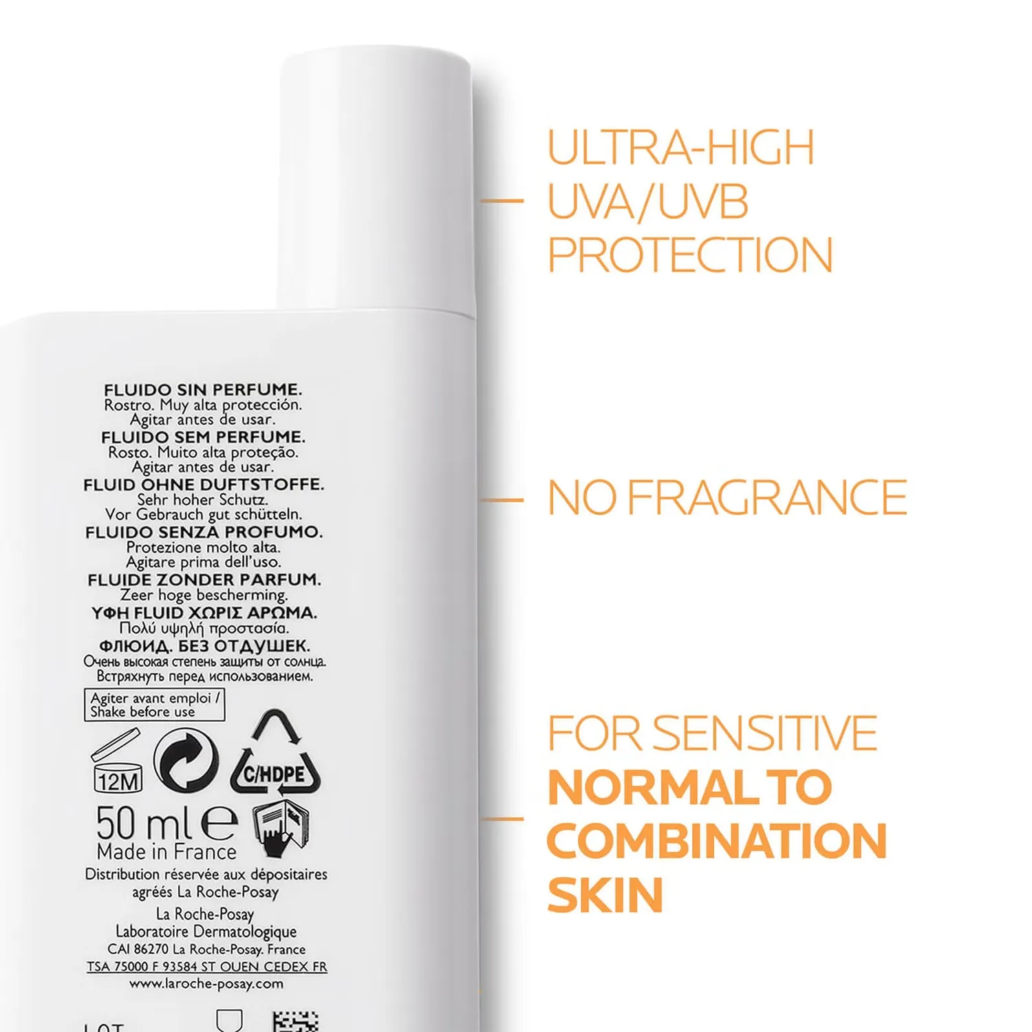 Anthelios UVMune 400 Невидимый тональный флюид SPF50+ 50 мл La Roche-Posay — фото 4