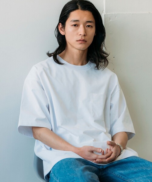 

Футболка из полиэстера Air Dry, влагоотводящая, быстросохнущая, с защитой от УФ-излучения, круглым вырезом и карманом FREAK'S STORE, белый