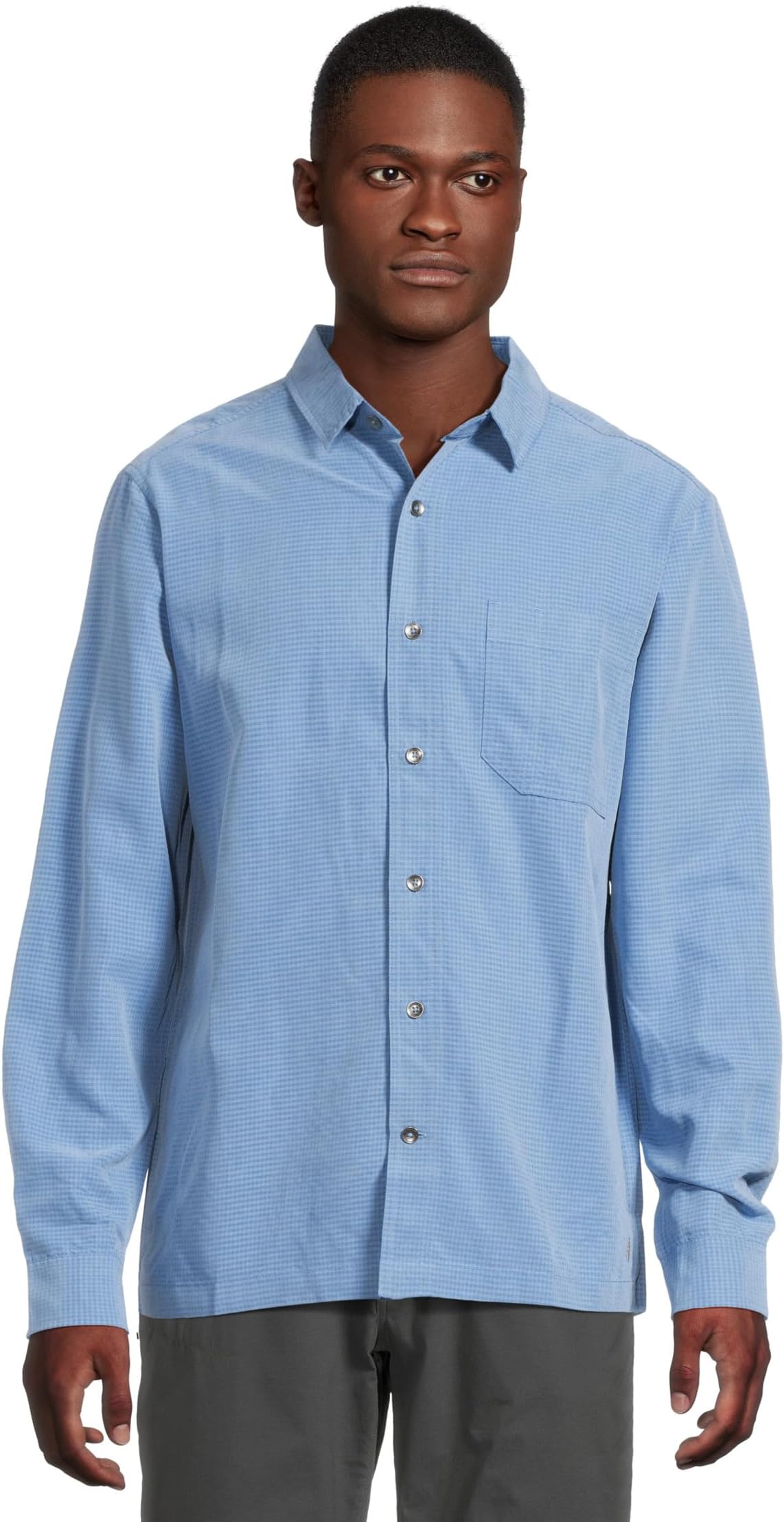 

Лонгслив Royal Robbins Desert Pucker Dry Long Sleeve, цвет Parisian Blue