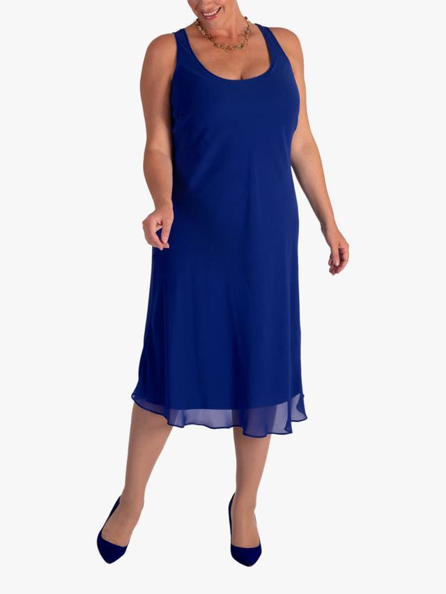 

Платье из шифона с косым кроем chesca, Cobalt Blue