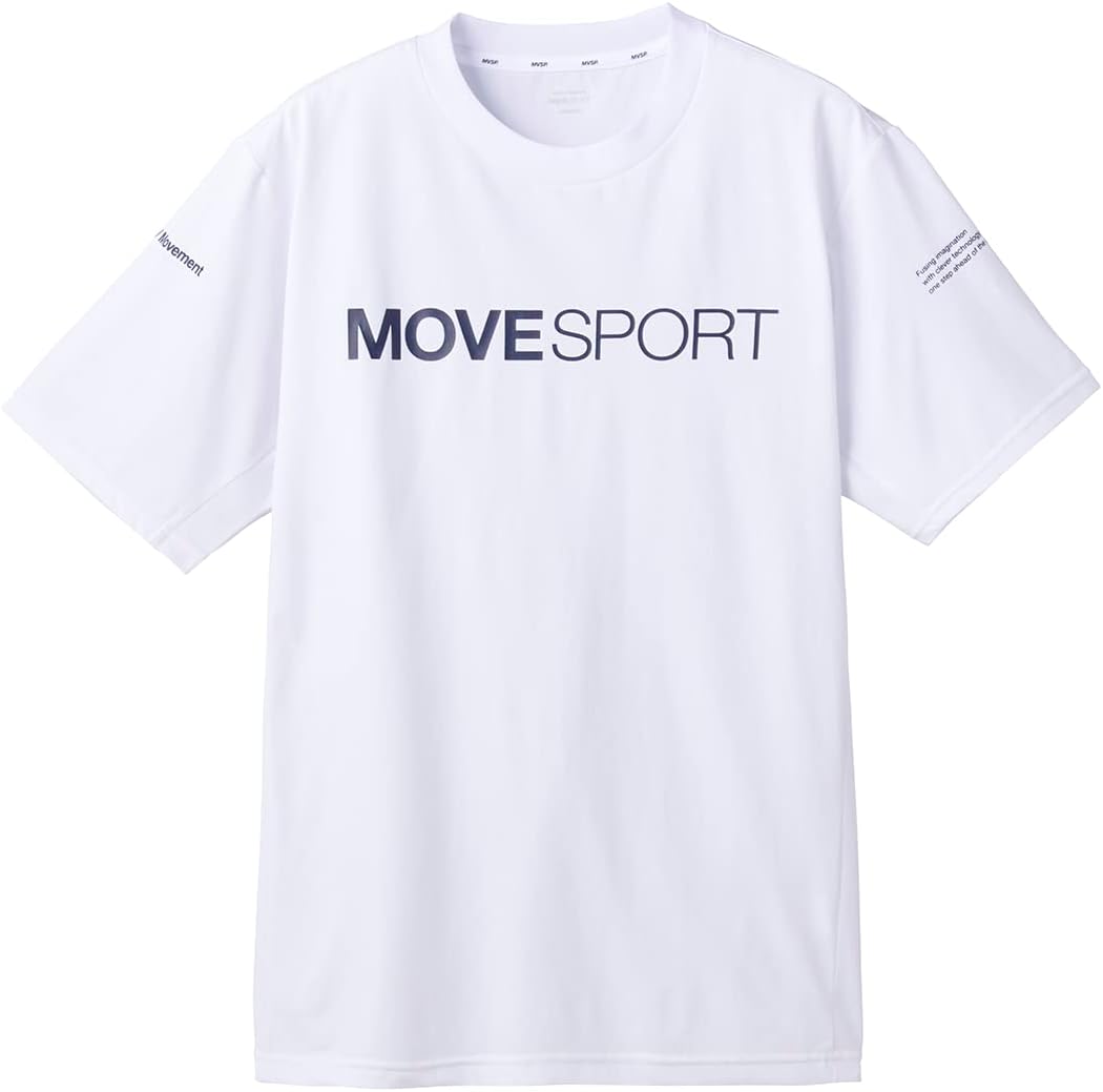 

Мужская футболка Descente, короткий рукав, круглый вырез, охлаждающая, защита от УФ-излучения, быстросохнущая, эластичная, Harikoshi, тренировочная, белый