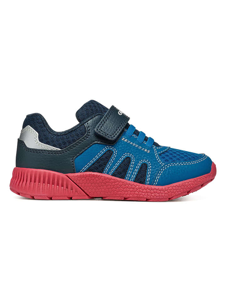

Кроссовки на шнуровке Sveth Geox, цвет blau/rot