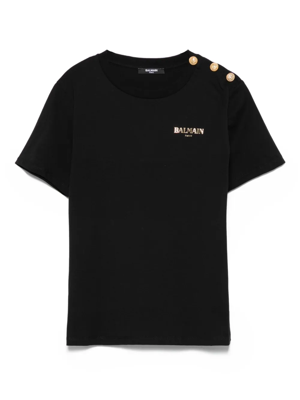 

Футболка с логотипом Balmain Kids, черный