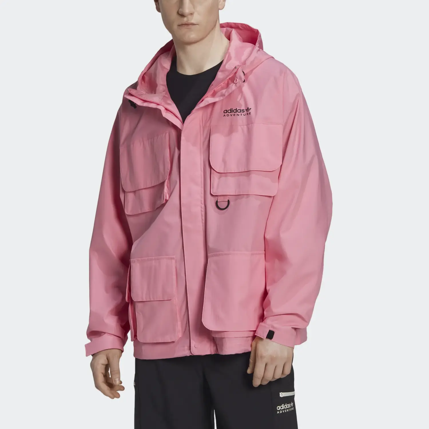 Куртка мужская розовая Adidas Originals, розовый — фото 2